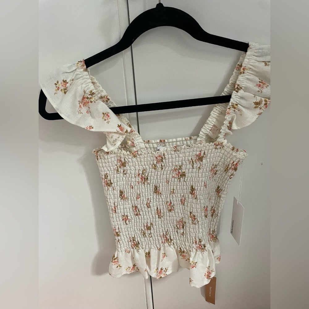 NWT Reformation linen top